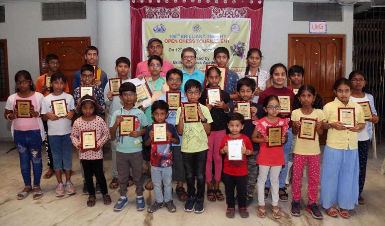 Vishnuteja, Saharsha triumph at Brilliant Trophy Chess Tournament
