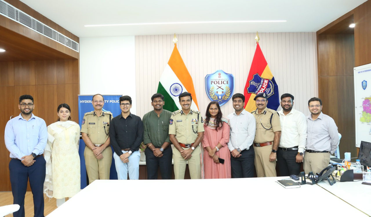 IAS probationers visit Telangana Police Integrated Command Control Center