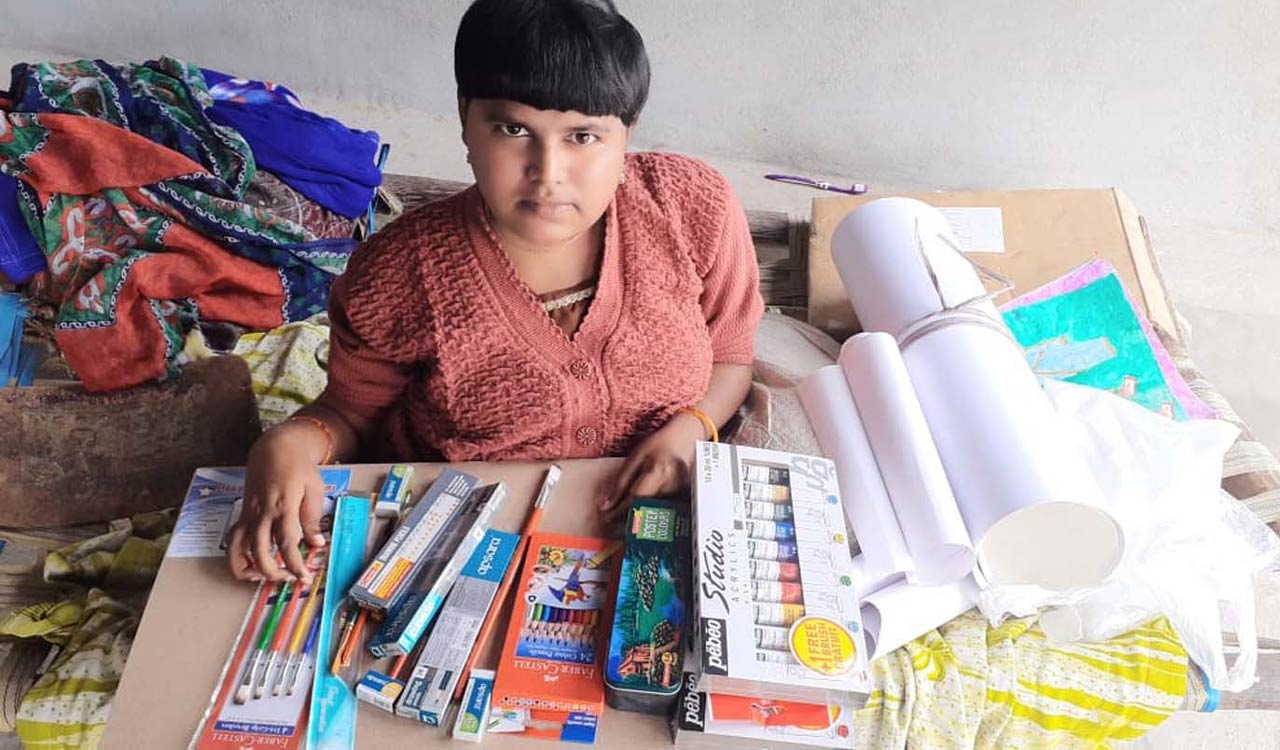 Fluorosis victim Suvarna, popular for artistic skills, passes away in Nalgonda