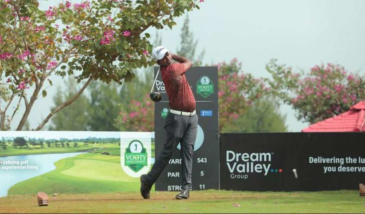 Chouhan matches course record to take lead at Vooty Masters golf tournament