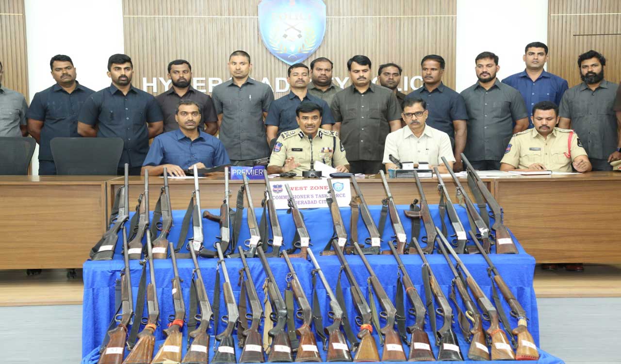 Fake gun license racket busted in Hyderabad, 30 single bore guns seized