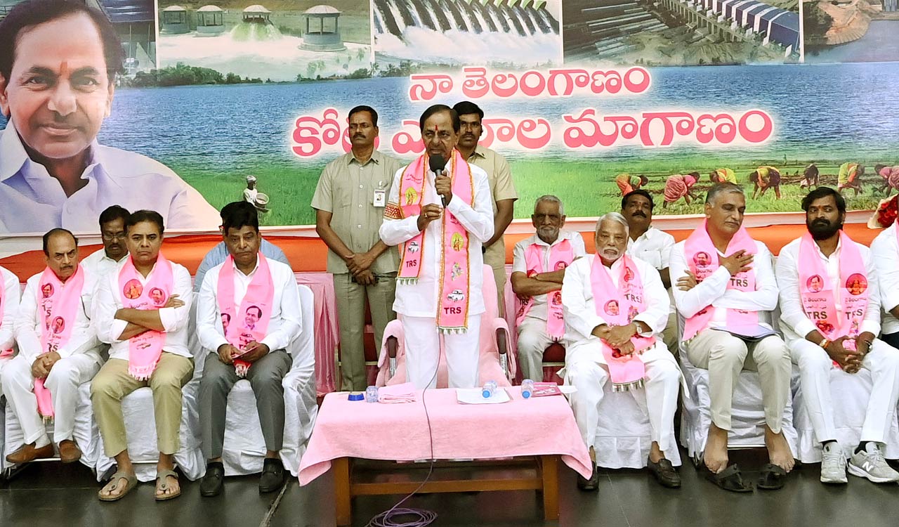 KCR declares “Dharm Yudh” on BJP