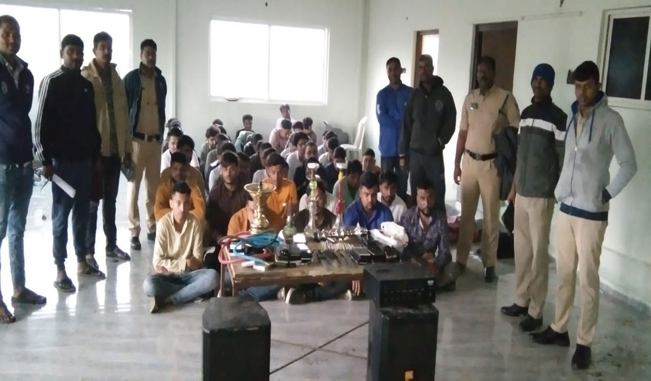 Hyderabad: 52 arrested in late-night raid at mujra party in Shamshabad