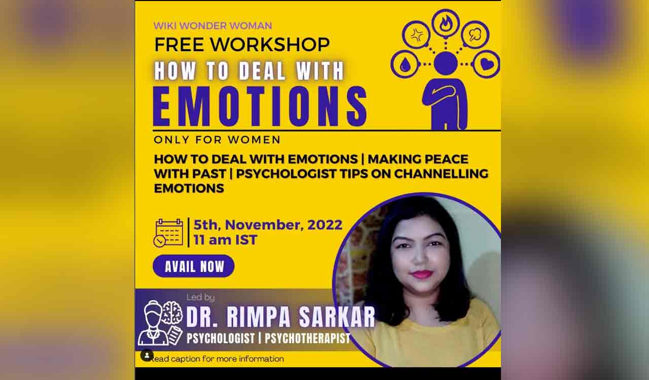 Want to learn how to deal with your emotions? Try this free online workshop exclusively for women