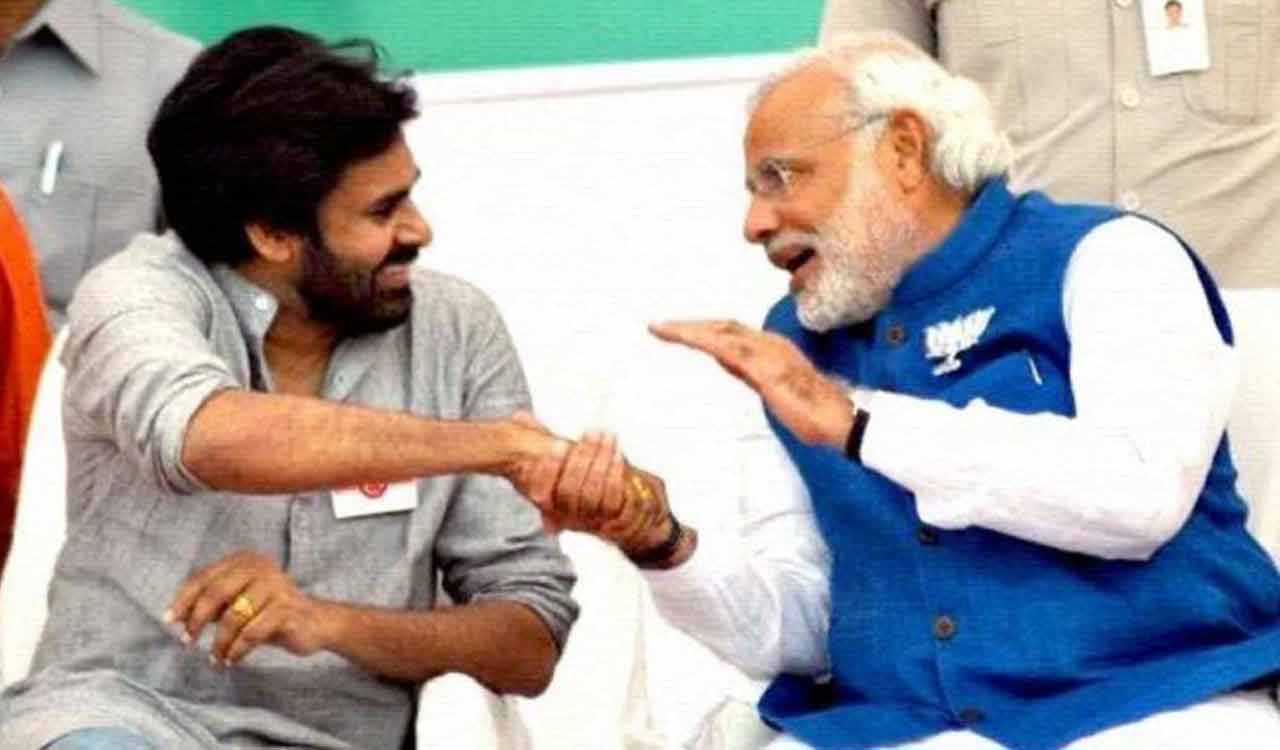 PM Modi mends BJP-Jana Sena alliance in Andhra Pradesh