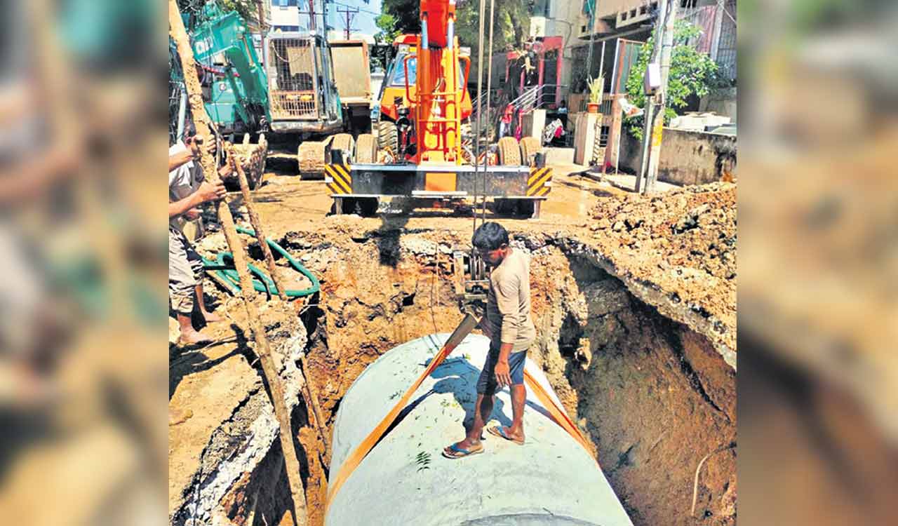 18 SNDP works taken up to revamp storm-water drains in Hyderabad