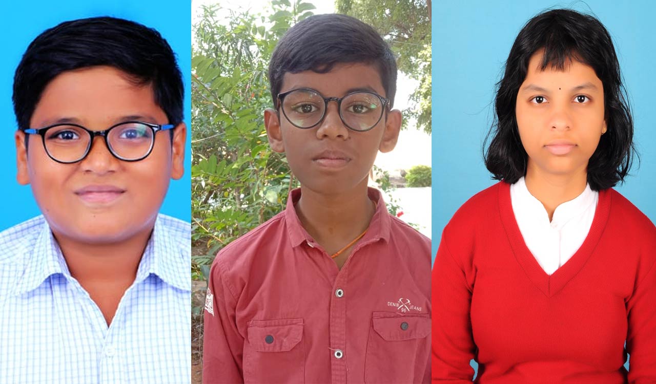 Kaghaznagar: Three JNV students selected for national event in Delhi