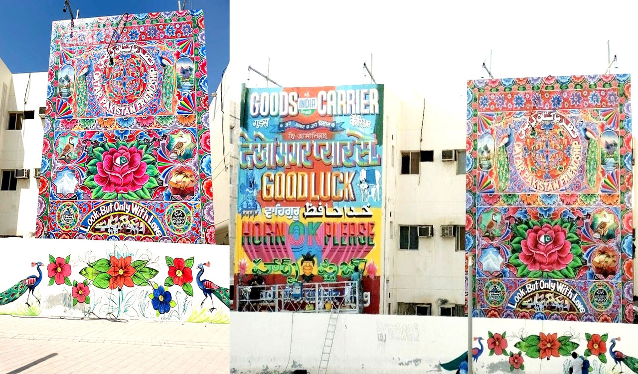 Indian, Pakistani artists celebrate truck art in Qatar