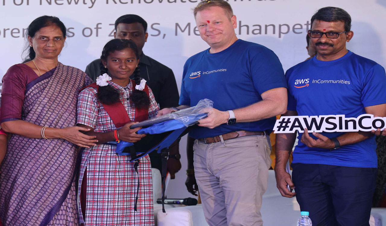 AWS In Communities renovates ZPHS at Meerkhanpet