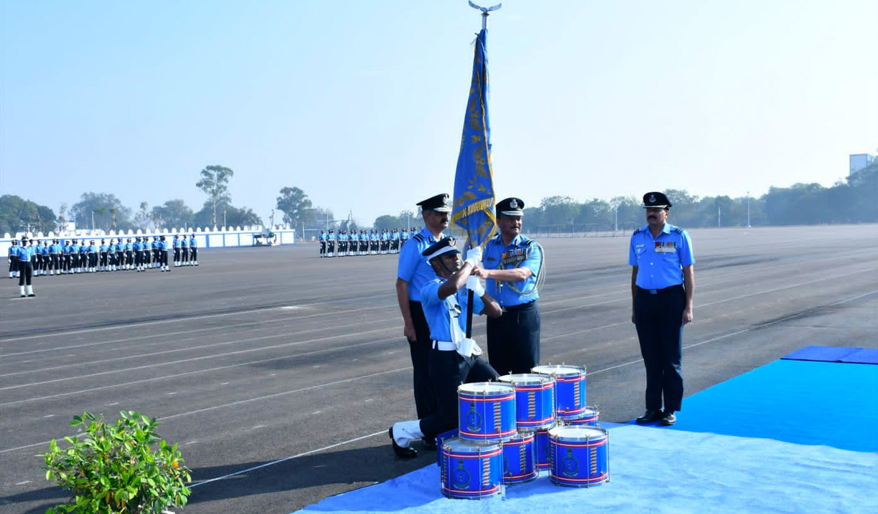 Hyderabad: Inter Squadron Drill competition held at Air Force Academy