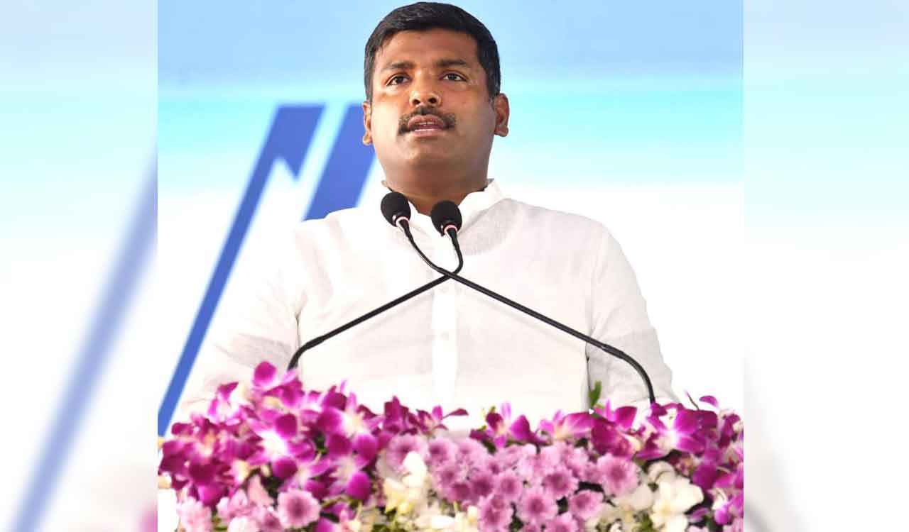 AP: Gudivada Amarnath decries false propaganda by Eendau, Andhra Jyothi against govt