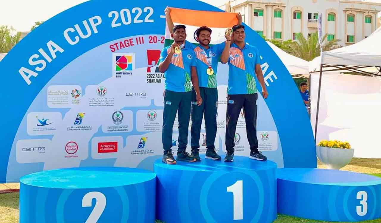 Akash Malik-led team bags gold as India end Asia Cup Archery stage 3 with 10 medals