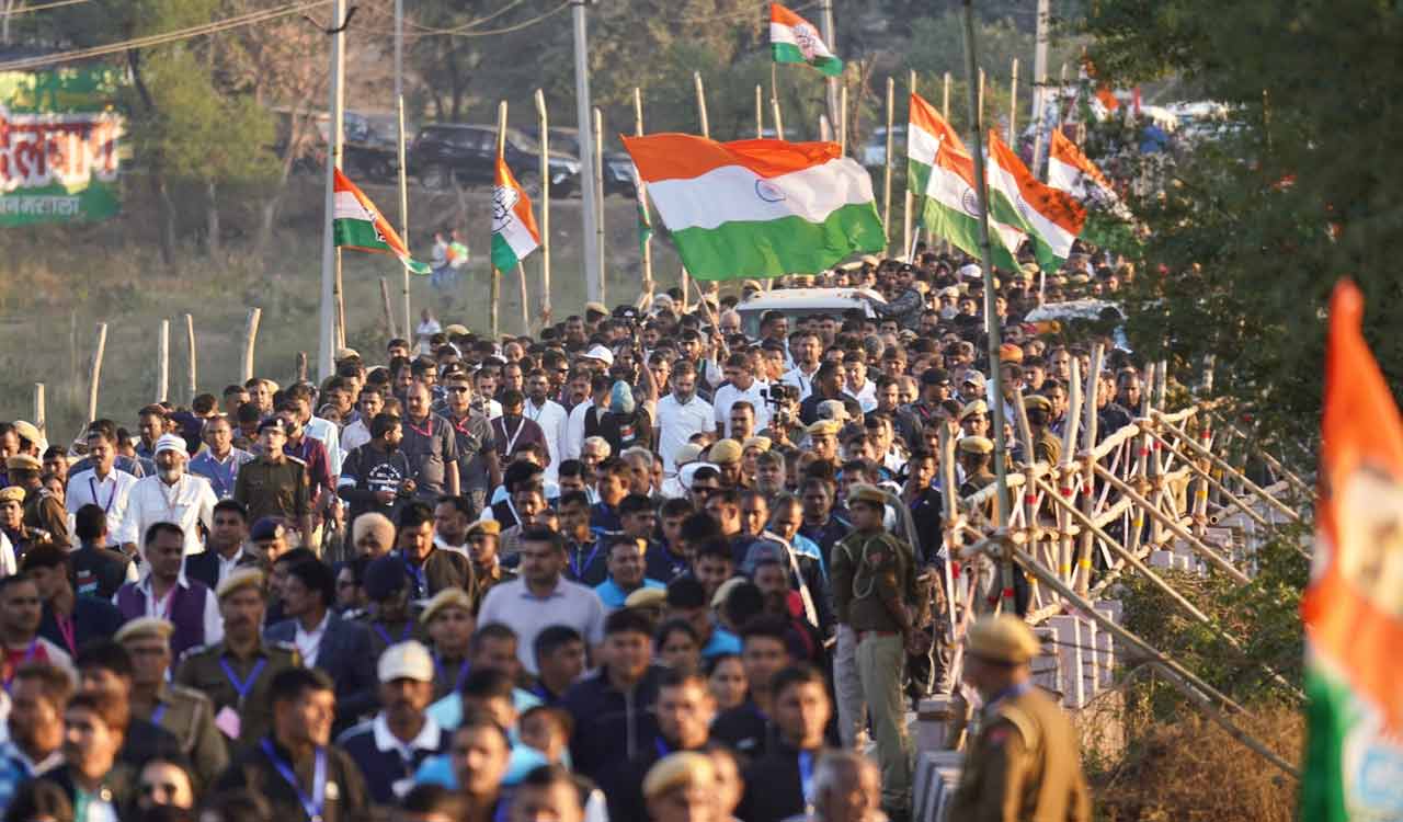Bharat Jodo Yatra resumes from Dausa; Kharge, Rahul to address rally in Alwar