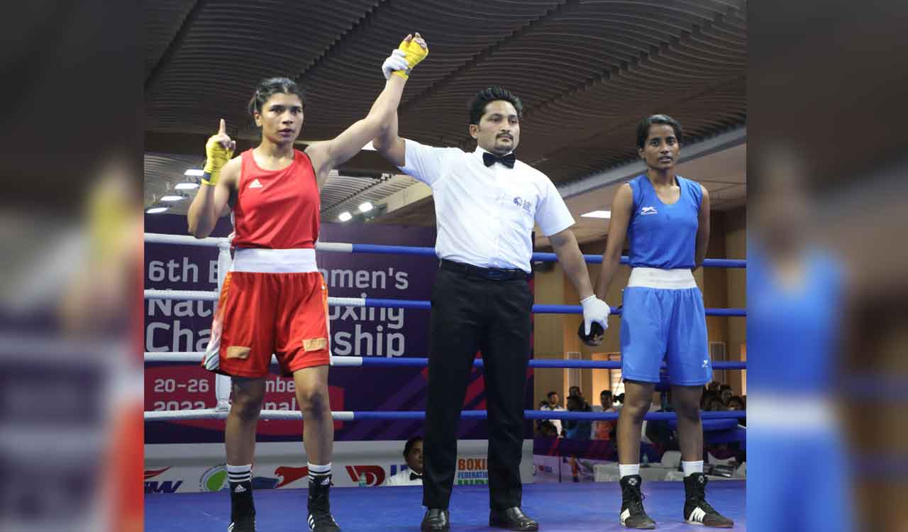 National Boxing Championships: Telangana’s Nikhat Zareen begins campaign in style