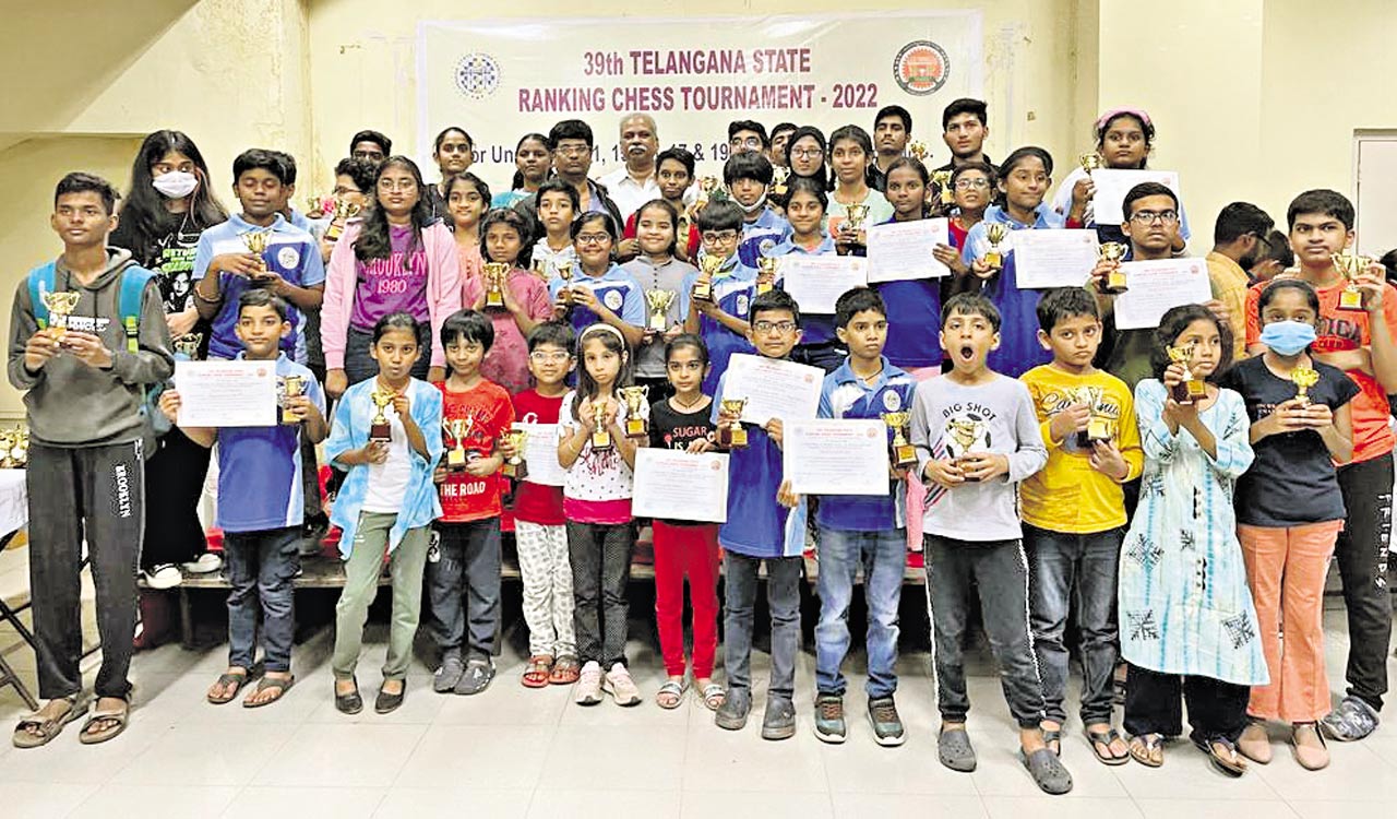 Suryaprabhas, Gowri Krishna triumph at TS Ranking Chess Tournament