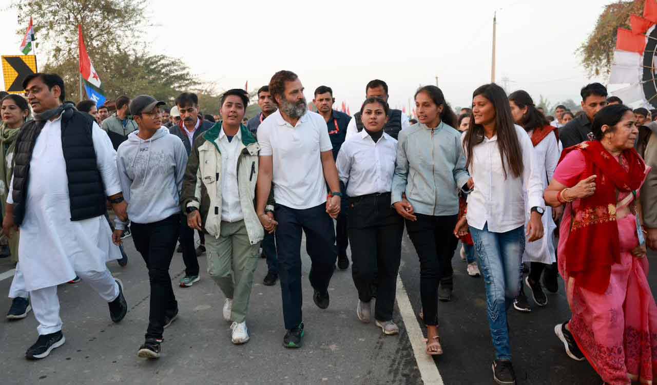 Congress’ Bharat Jodo Yatra resumes from Bundi in Rajasthan