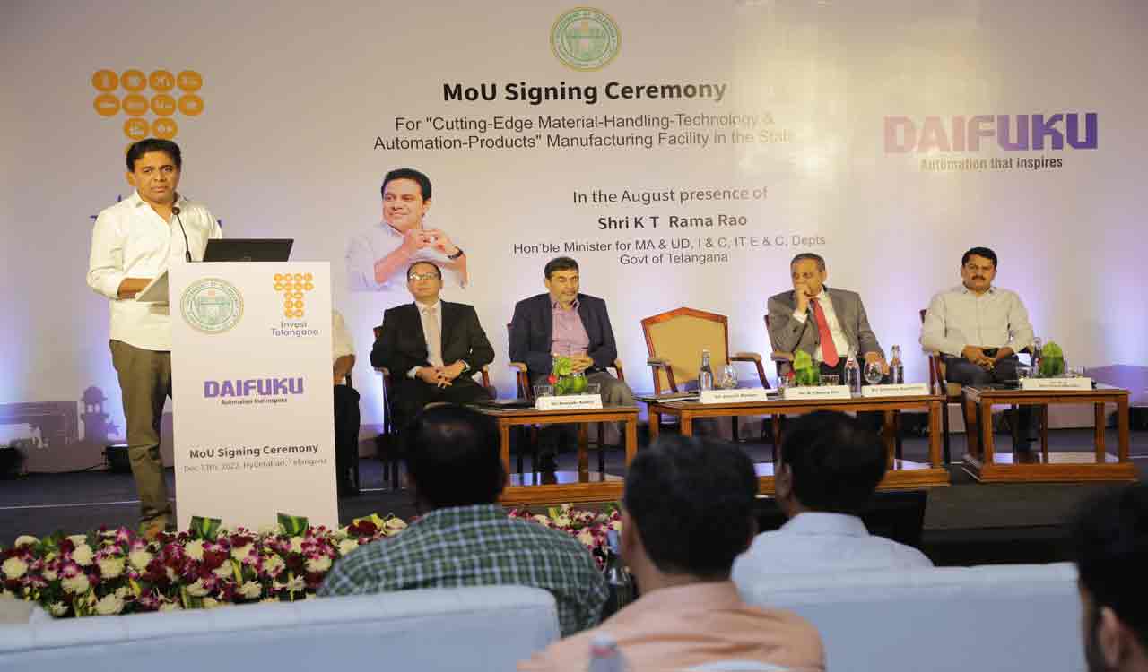 Daifuku to invest 450 crore in Telangana