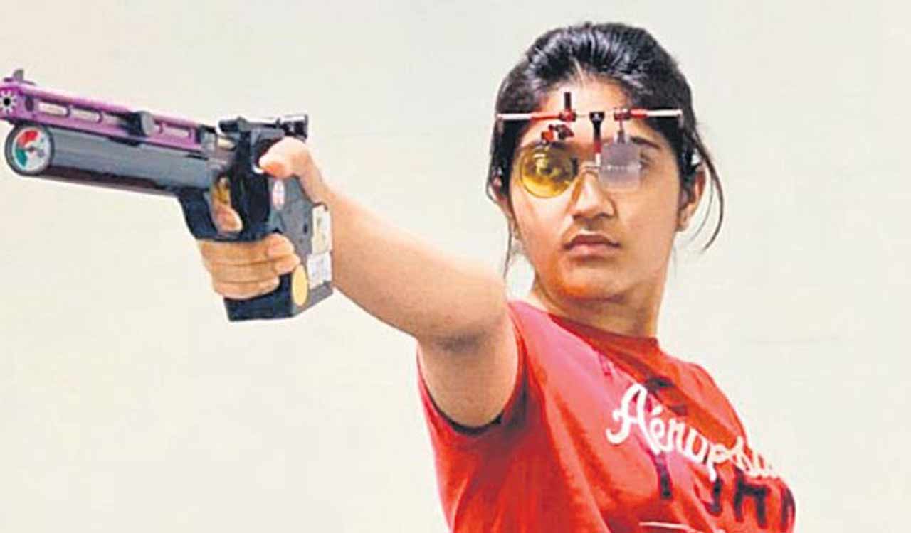 Telangana’s Esha Singh wins silver at National Shooting Championship