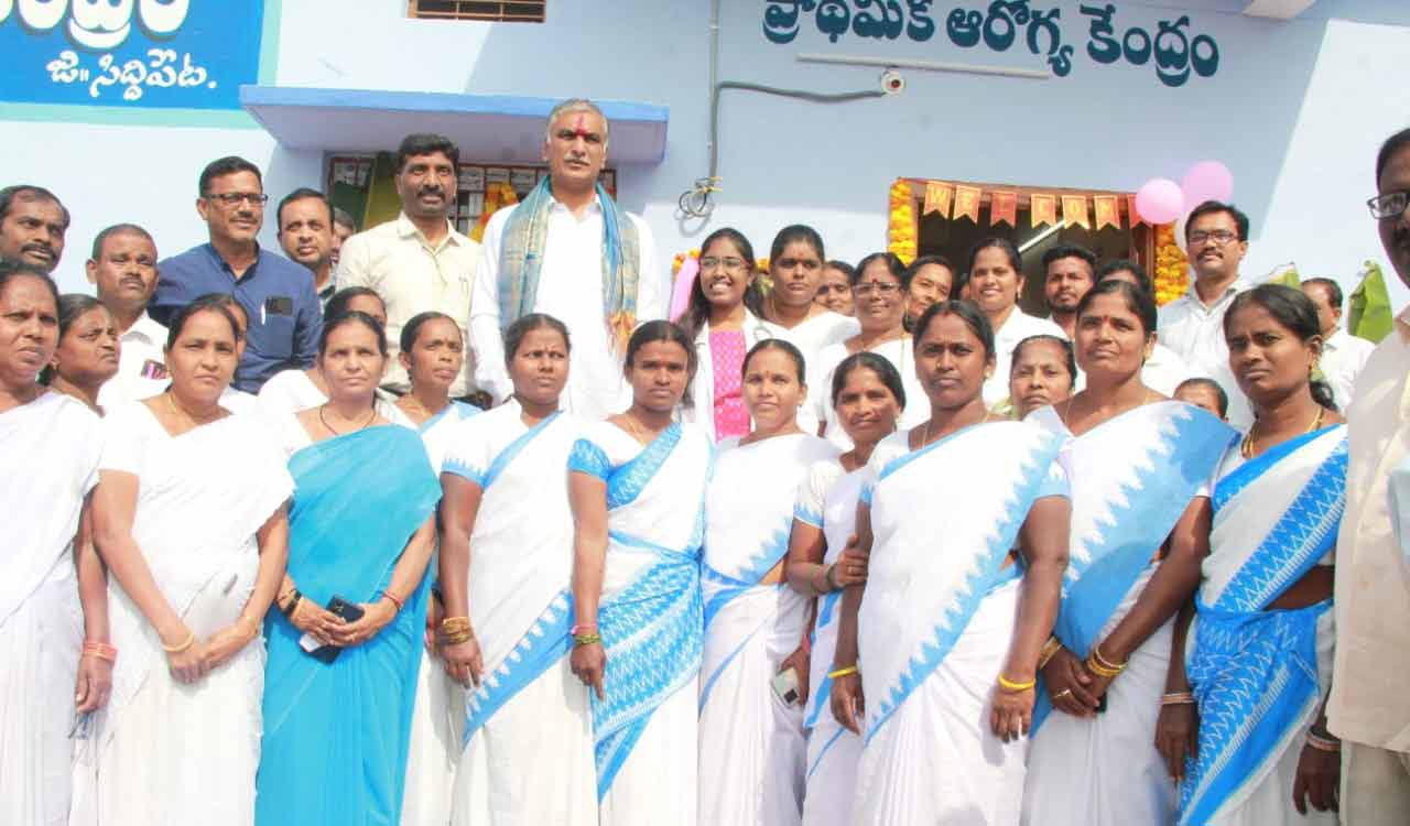 Complete old age home, Mahila Samakhya Bhavan in nine months: Harish Rao