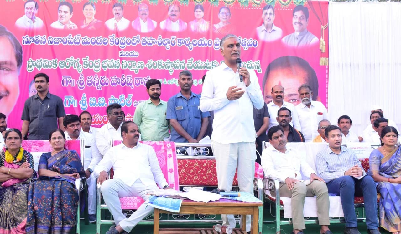 Harish Rao demands Centre to release white paper on employment notifications