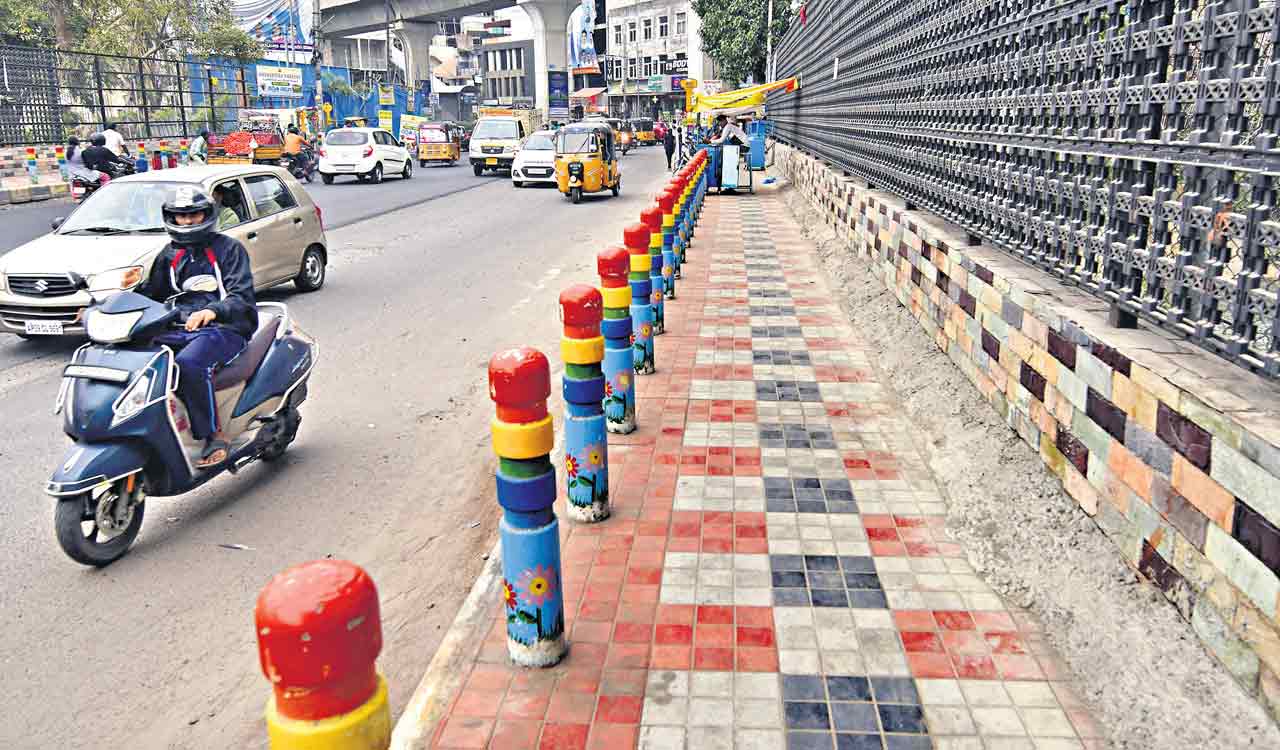 GHMC focuses on footpaths to enhance pedestrian safety