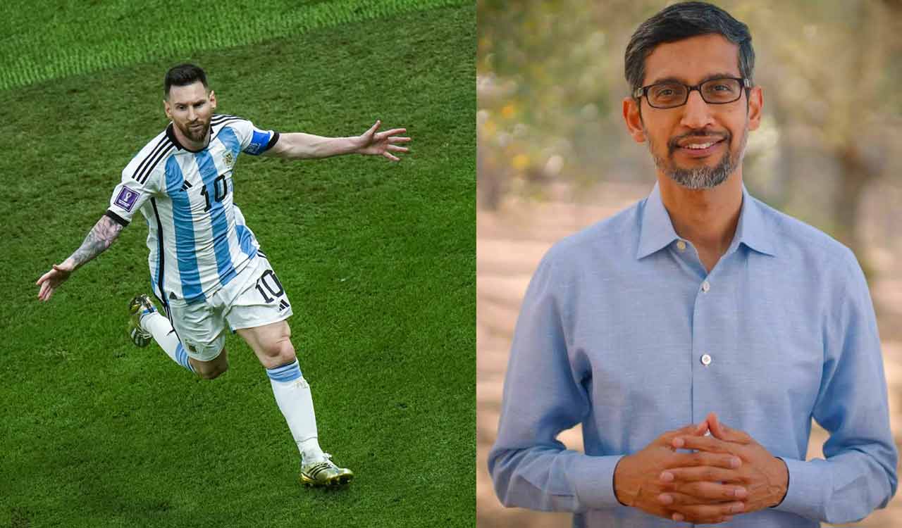 Google Search hits highest-ever traffic in 25 yrs as Messi dazzled: Sundar Pichai