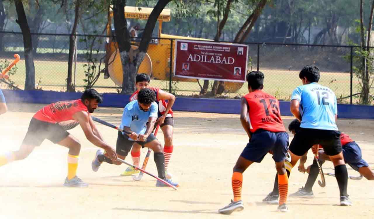 Hyderabad beat Adilabad 3-1 at Inter-district hockey tournament