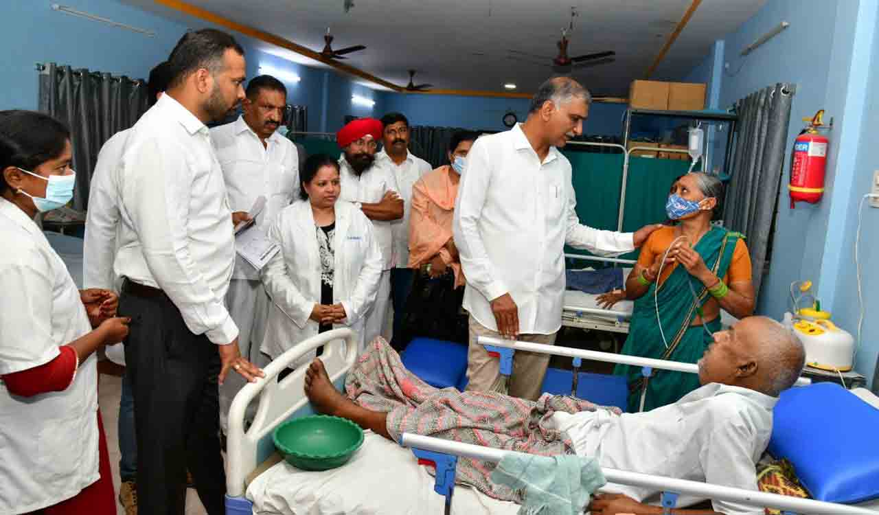 Health Minister announces 100 bedded critical care unit to Karimnagar
