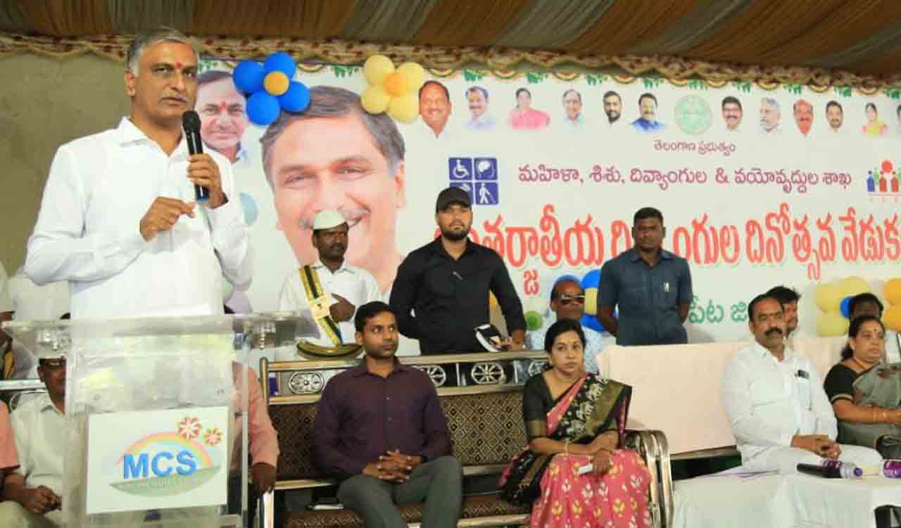 Telangana to appoint welfare officers for physically challenged soon: Harish