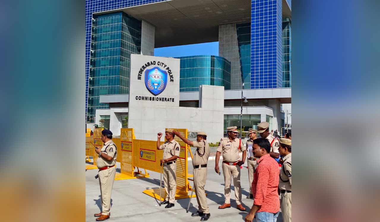 Hyderabad: Congress party workers lay siege to ICCC building, detained