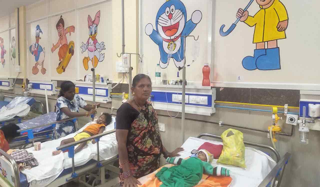 Pediatric ICU set up in Nalgonda GGH