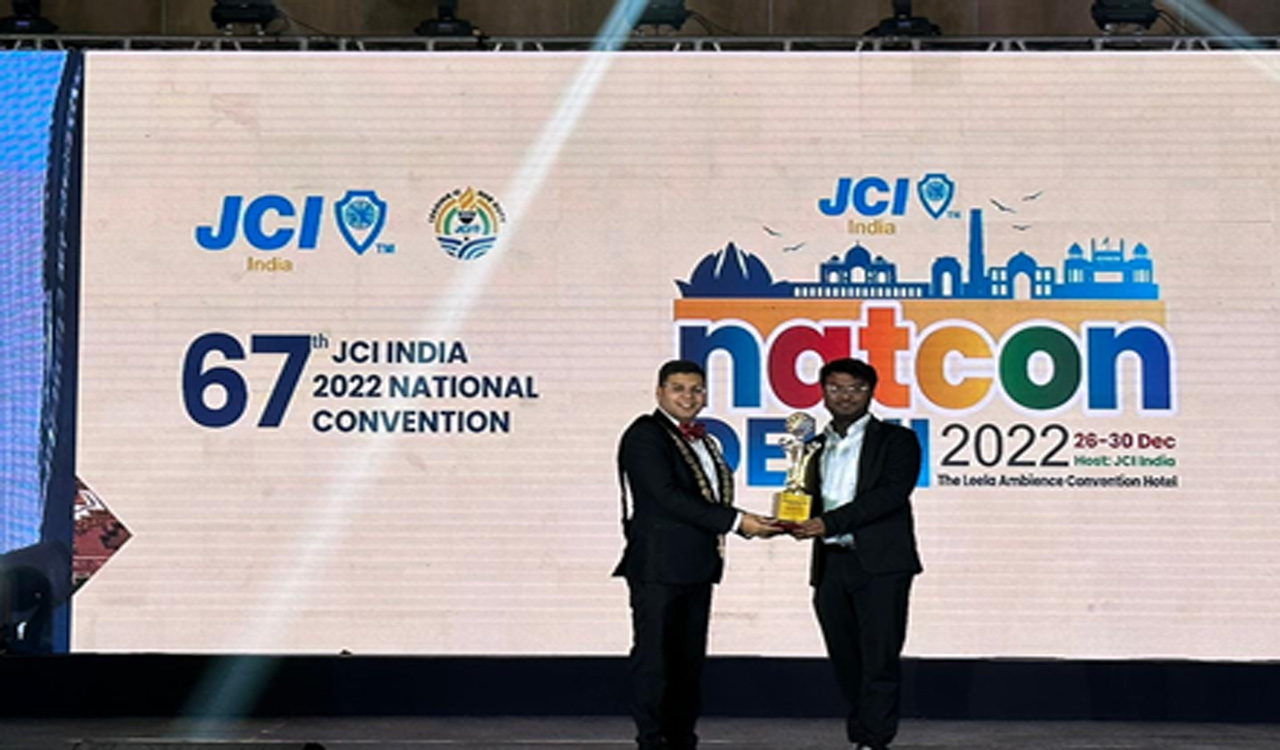 Hyderabad’s Neelakantha Bhanu wins ‘Outstanding Young Person of the year 2022’