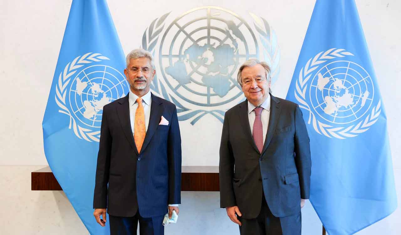 Jaishankar discusses India’s G20 leadership with Guterres