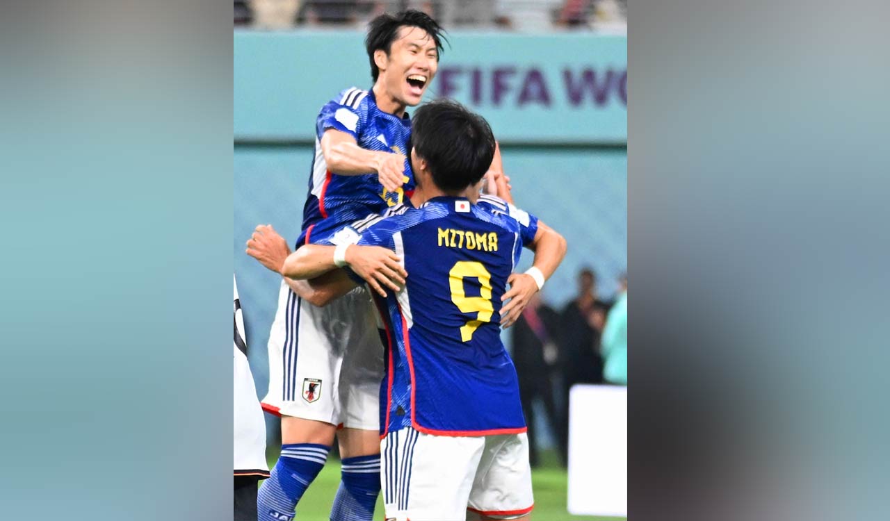 Japan shock Spain 2-1 to top group, qualify for knockouts; Germany eliminated