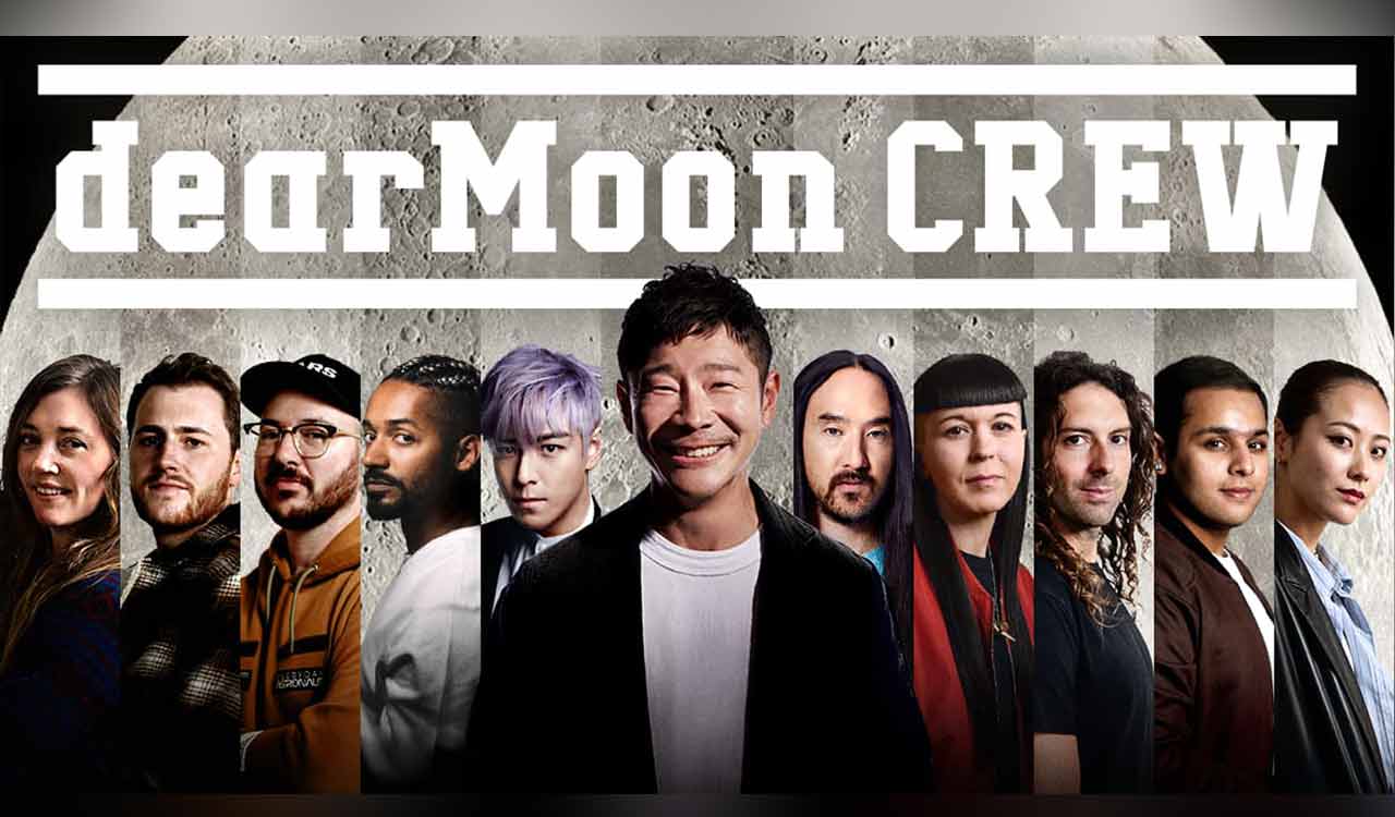 Japanese billionaire selects 8 artists for private Moon journey via SpaceX