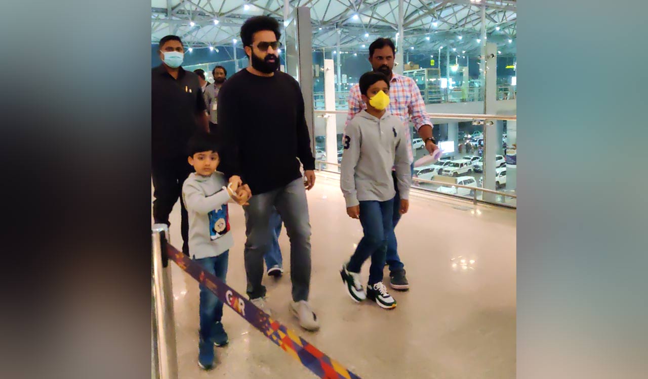 Jr. NTR heads for a family vacation before the shoot of NTR30
