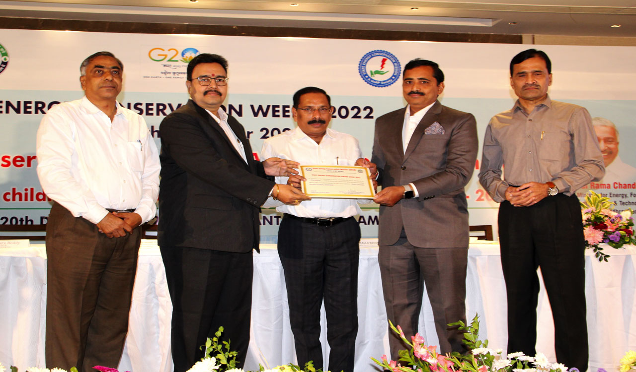 KL Deemed to be University awarded State Energy Conservation Award