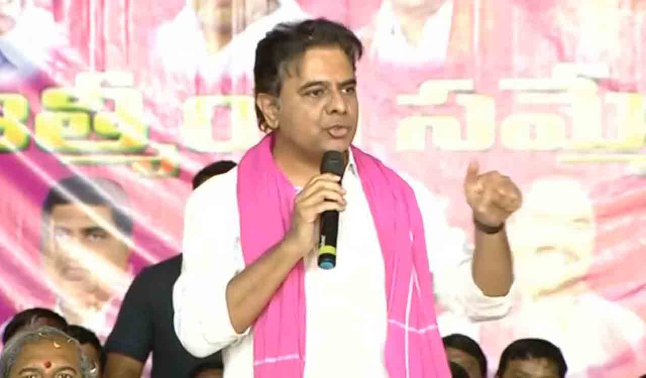 KTR hauls Bandi over the coals for cheap, communal politics