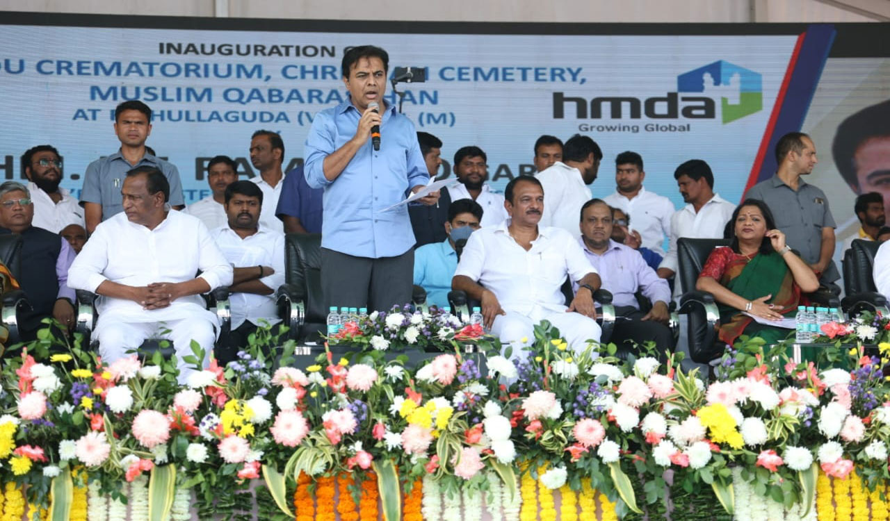KTR inaugurates developmental works worth Rs 54 crore in LB Nagar