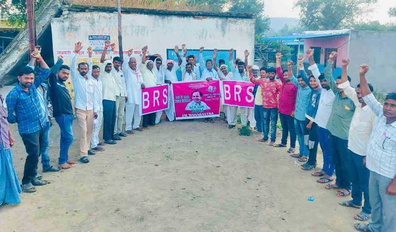 Maharashtra village celebrates BRS’ national entry