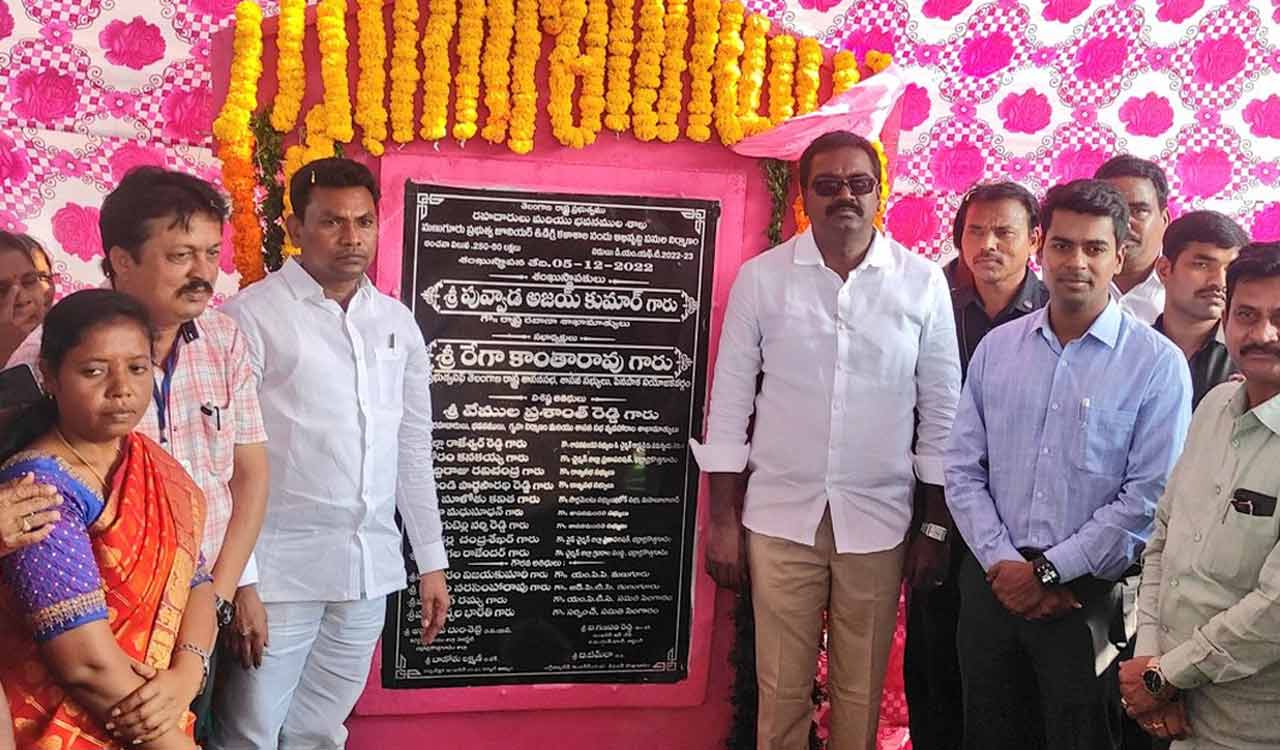 Kothagudem: Centre obstructing Sitarama Project works, says Puvvada