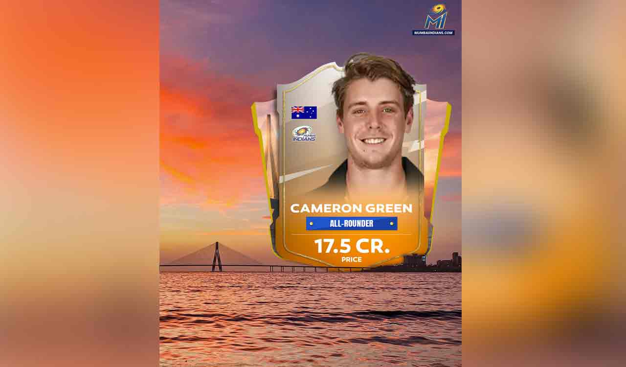 #Cameroon Green trends as Mumbai Indians picks him for Rs 17.50 crore