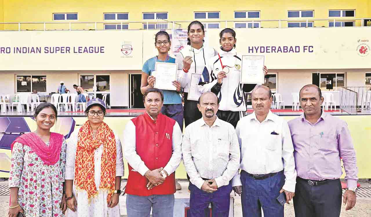 OU Inter-College Athletics: Nandini bags a hat-trick of gold