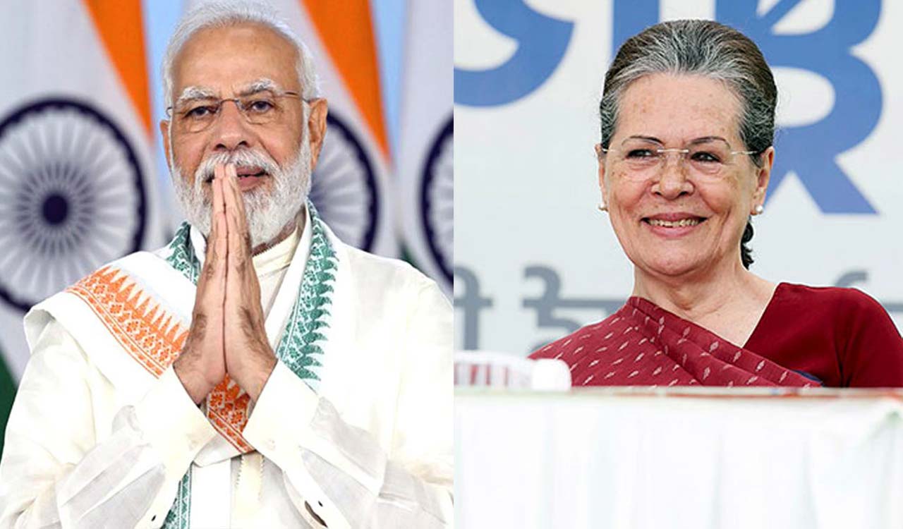 PM Modi prays for Sonia Gandhi’s healthy life on her birthday
