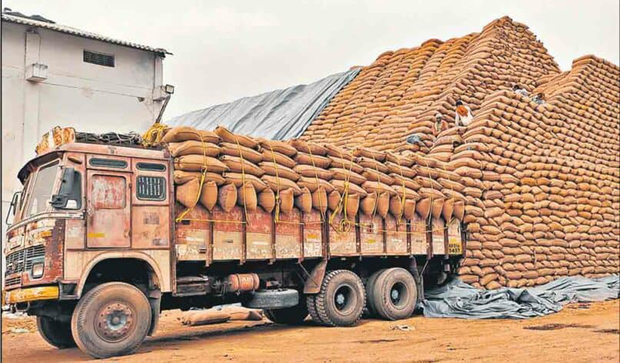 Telangana procures 59 lakh metric tonnes of paddy