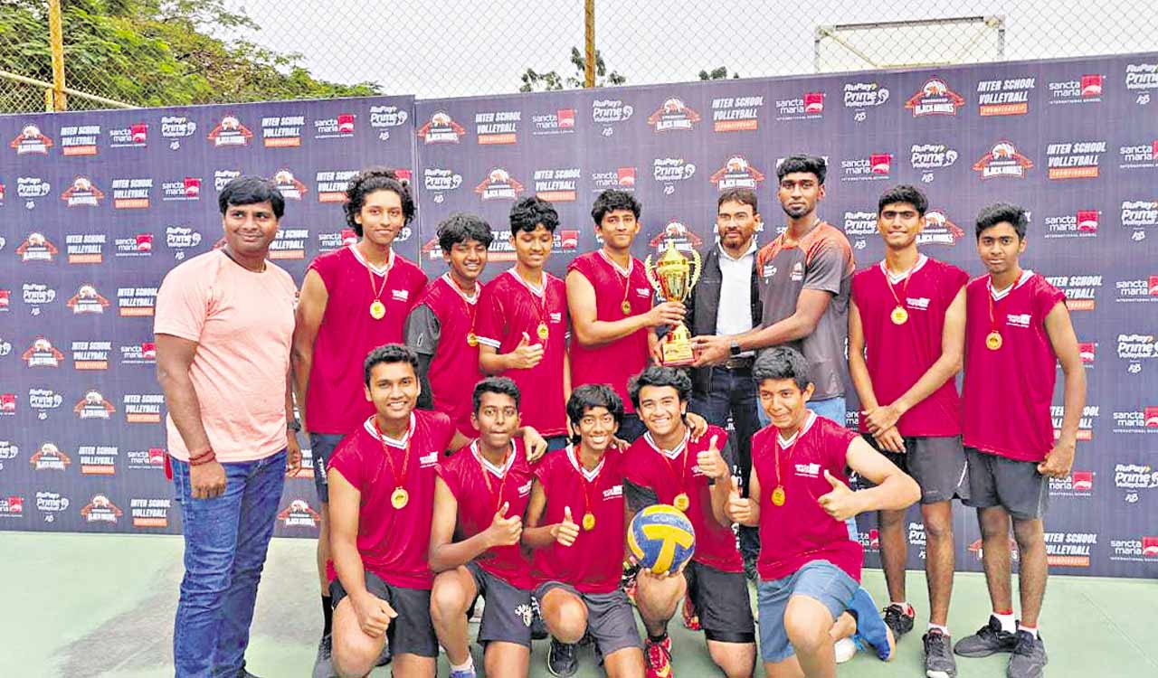 Santa Maria crowned champion at U-16 Inter-School Volleyball Championship