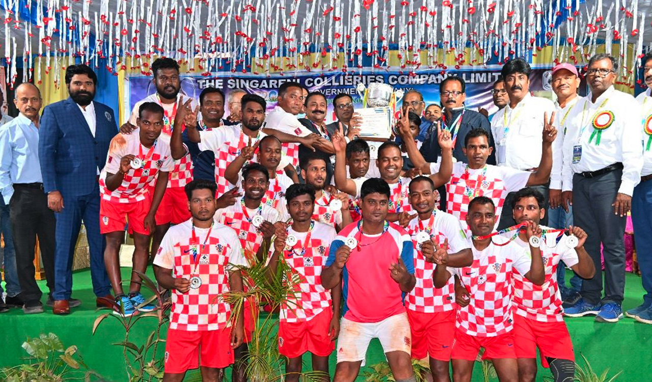 Telangana: SECL wins Coal India Inter Company Football Tournament