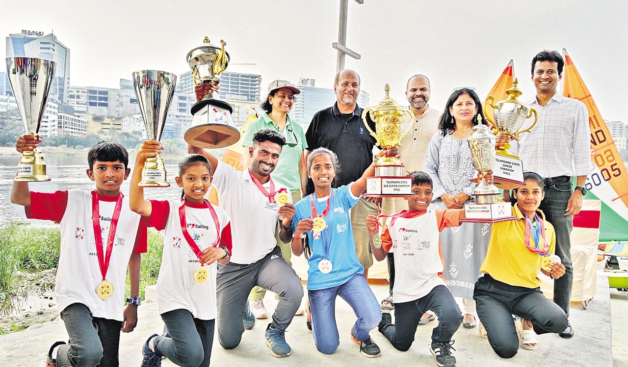 Sahith clinches maiden gold at TS Sailing Championships