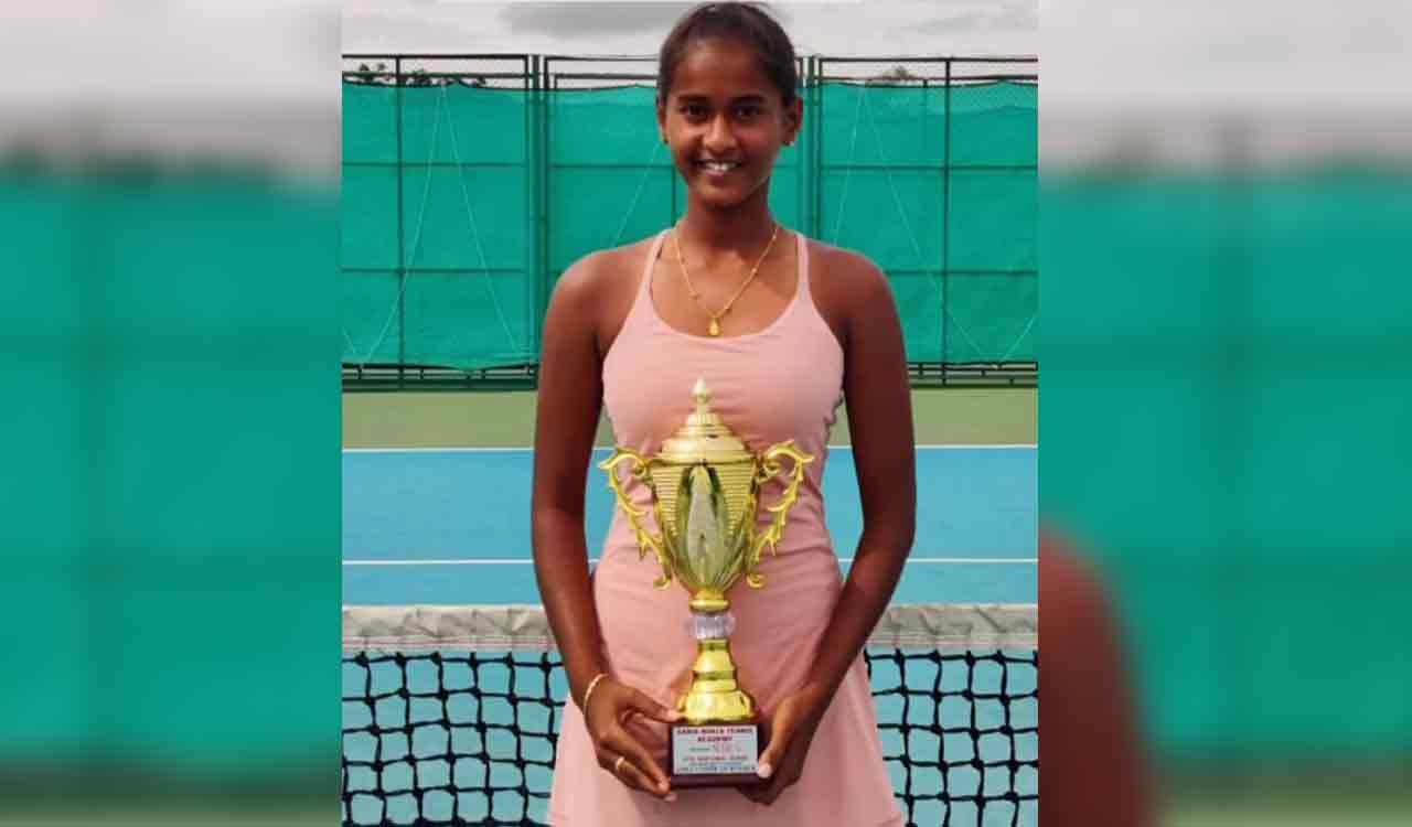 Harshini clinches AITA Women’s Tennis Tournament title