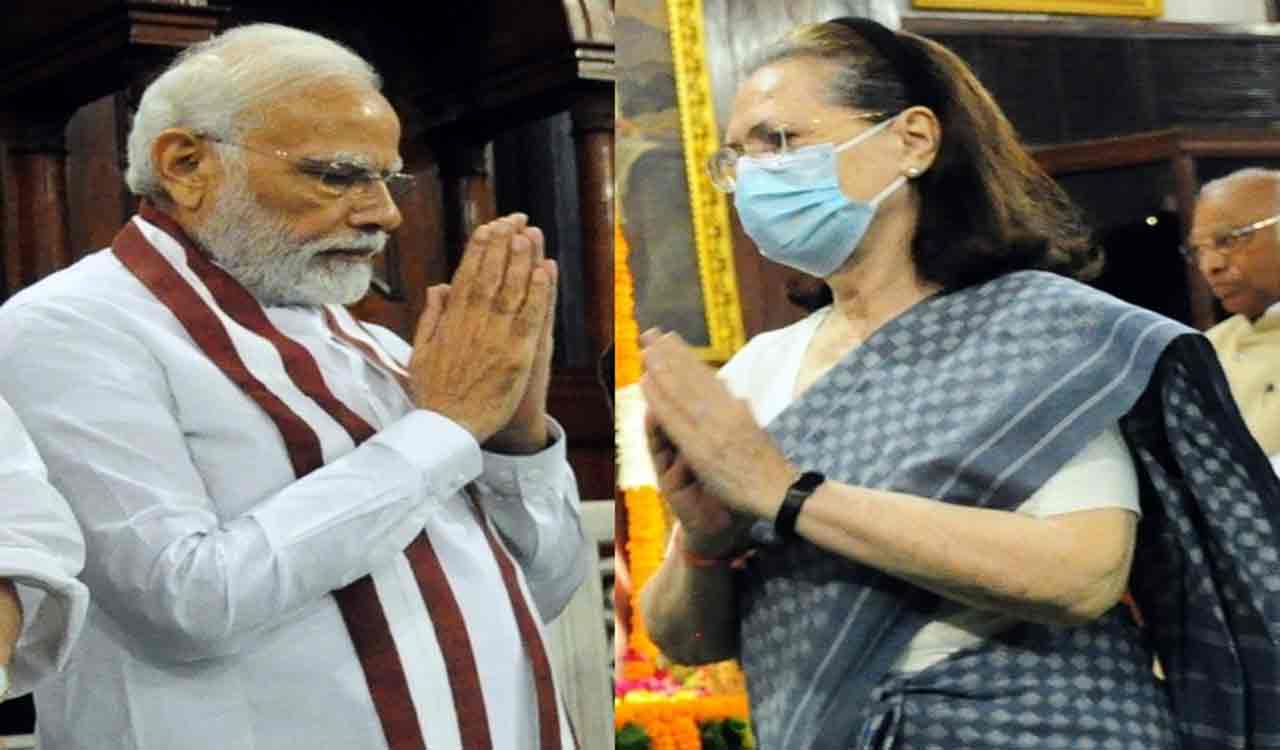 PM Modi, BJP leaders greet Sonia on her birthday